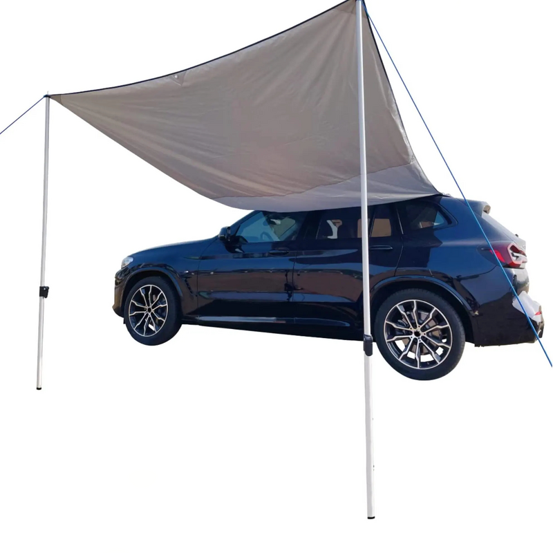 Car Side Awning Manufacturer - Suction Cup Sunshade Waterproof 2x3m Gray