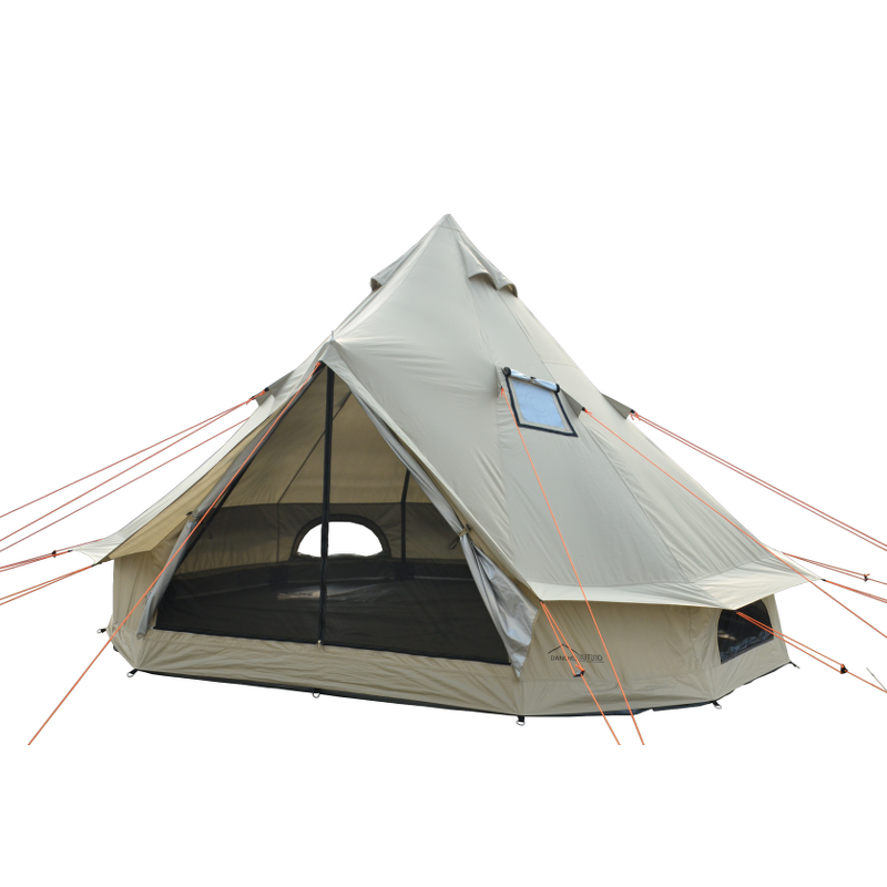 Yurt Tent Supplier - 4 Seasons Oxford Luxury Tent with Stove Jack