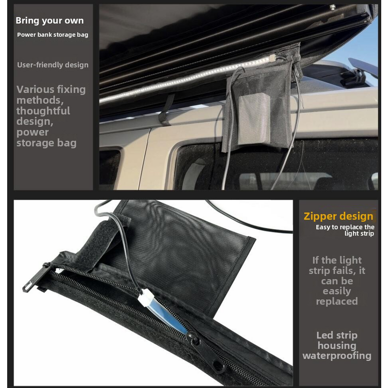 USB LED Camping Light Supplier - Waterproof Outdoor String Lights 1.4M/1.9M