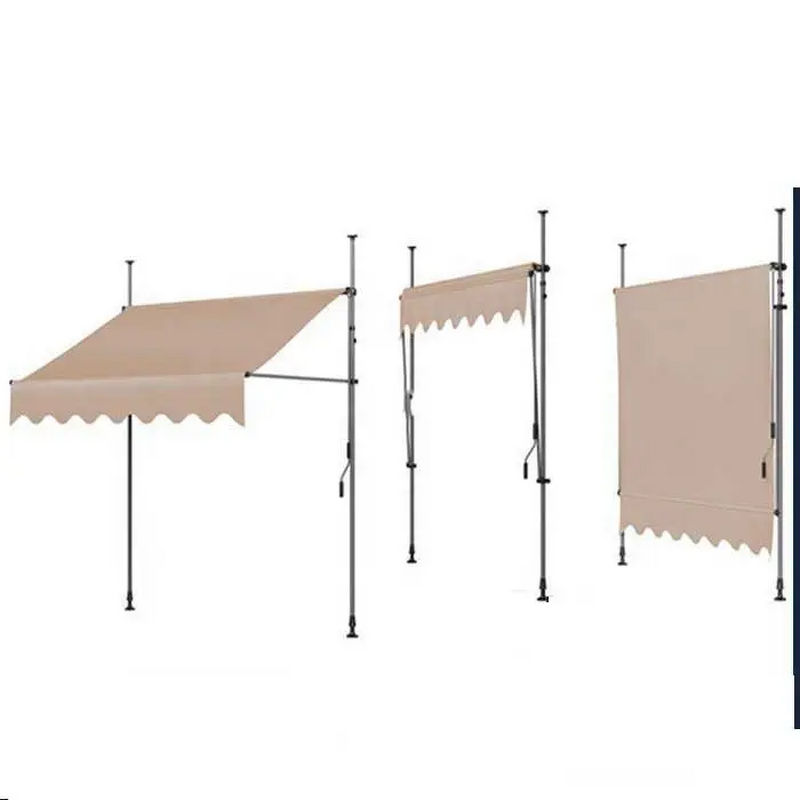 Outdoor Awning Factory - Folding Punch-free Manual Garden Balcony Awning