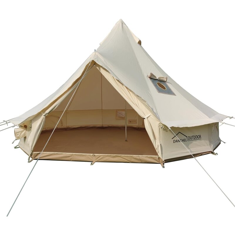 Canvas Bell Tent Supplier - 4 Season Glamping Tents for 4/6/8 Person