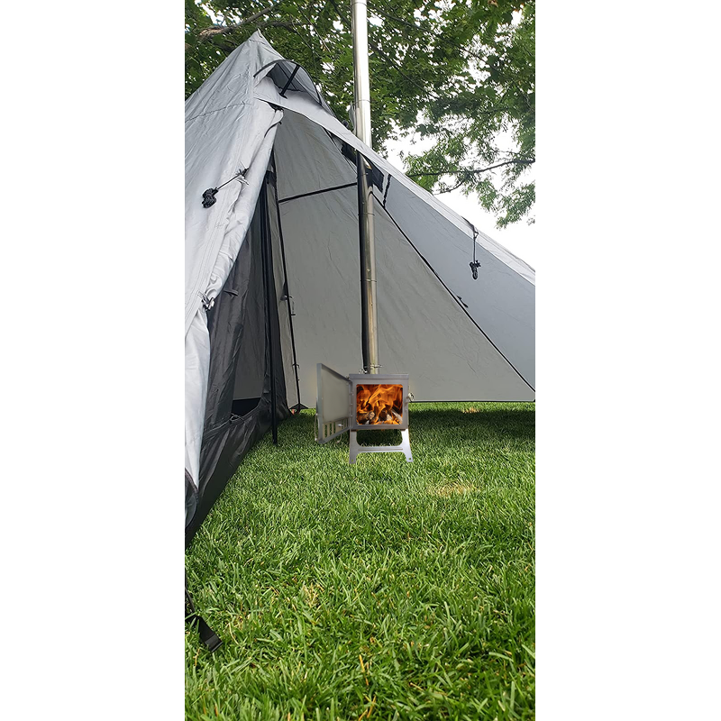 Titanium Wood Stove Manufacturer - Portable with Chimney for Hot Tent Camping