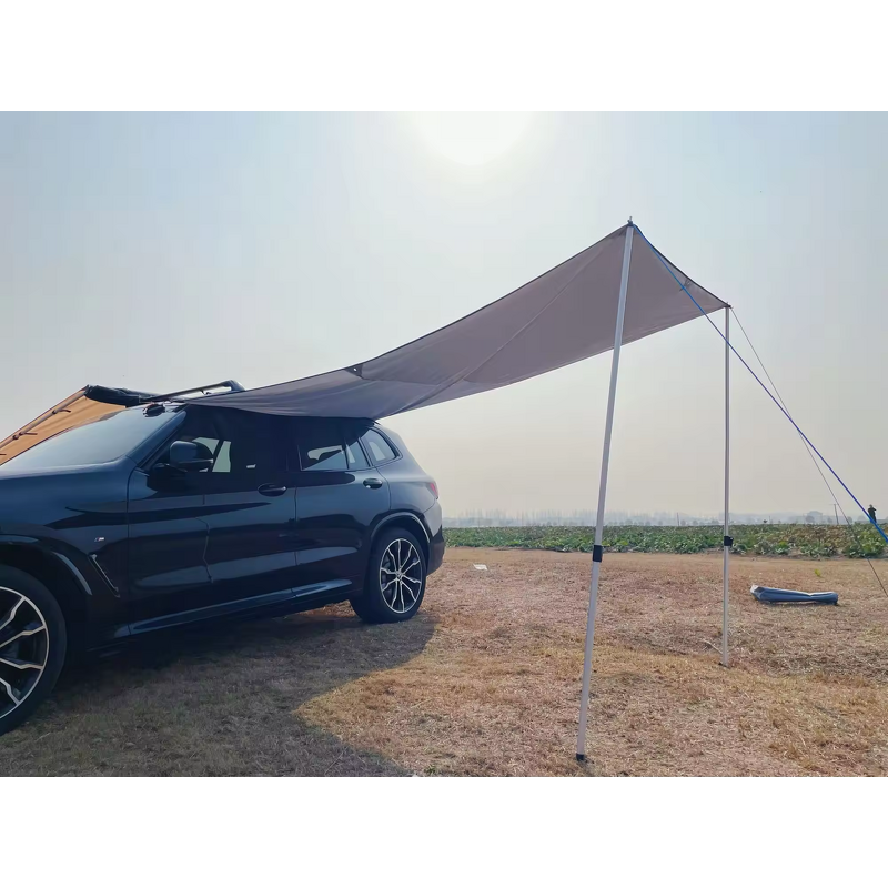 Car Side Awning Manufacturer - Suction Cup Sunshade Waterproof 2x3m Gray