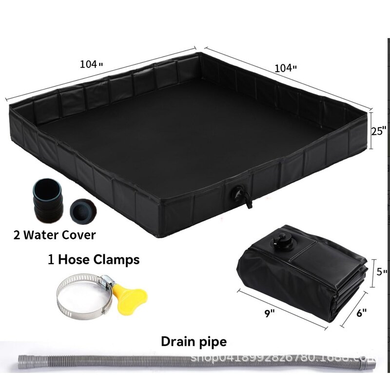 Camping Shower Mat Factory - Lightweight Foldable PVC Anti-Slip Base Mat