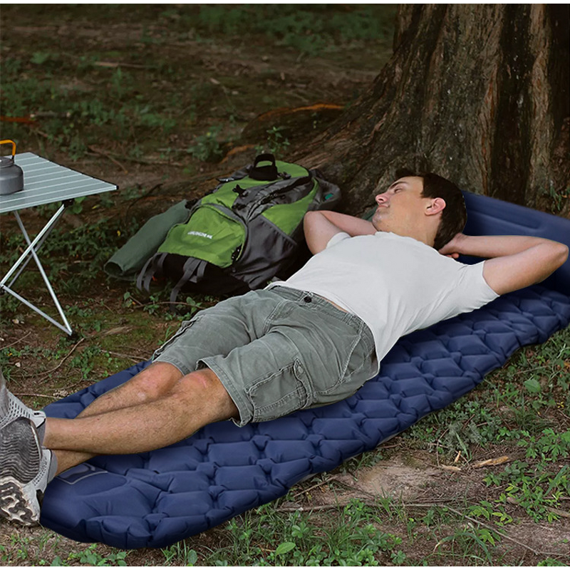 Air Mattress Manufacturer - Portable Single Size Sleeping Pad with Pillow