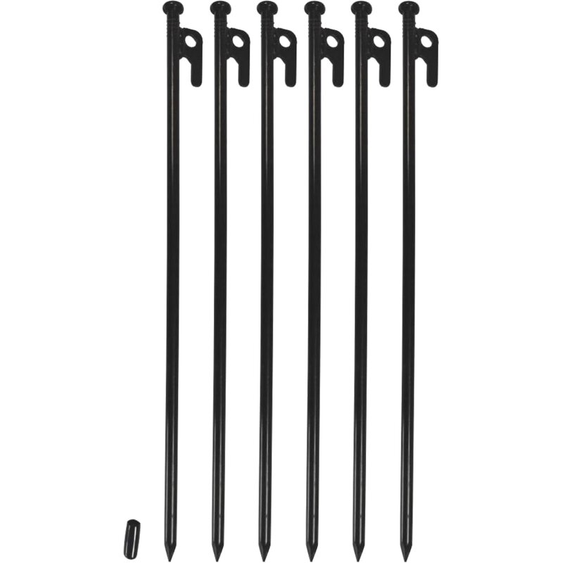 Tent Stakes Factory - Heavy Duty Forged Steel Metal Pegs 40cm-10pcs