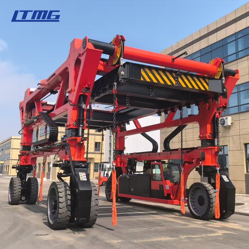 Container Straddle Carrier Supplier - LTMG 35-80 Ton Rubber Tyre