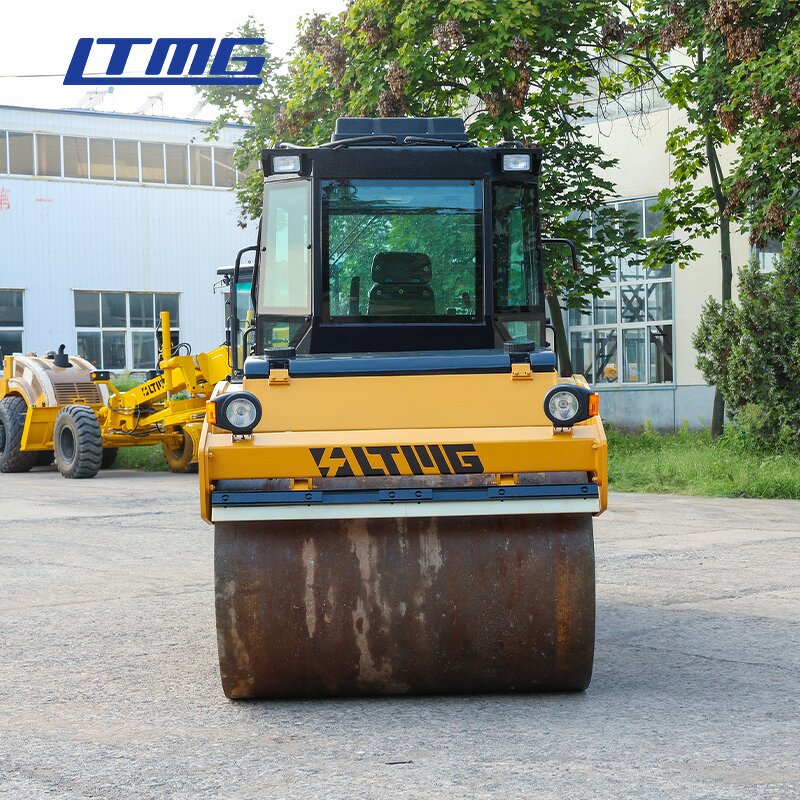 Double Drum Roller Supplier - LTMG 8-10ton Road Construction