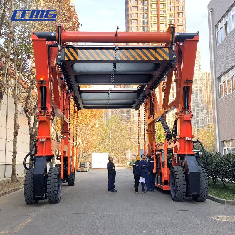 Container Straddle Carrier Supplier - LTMG 35-80 Ton Rubber Tyre