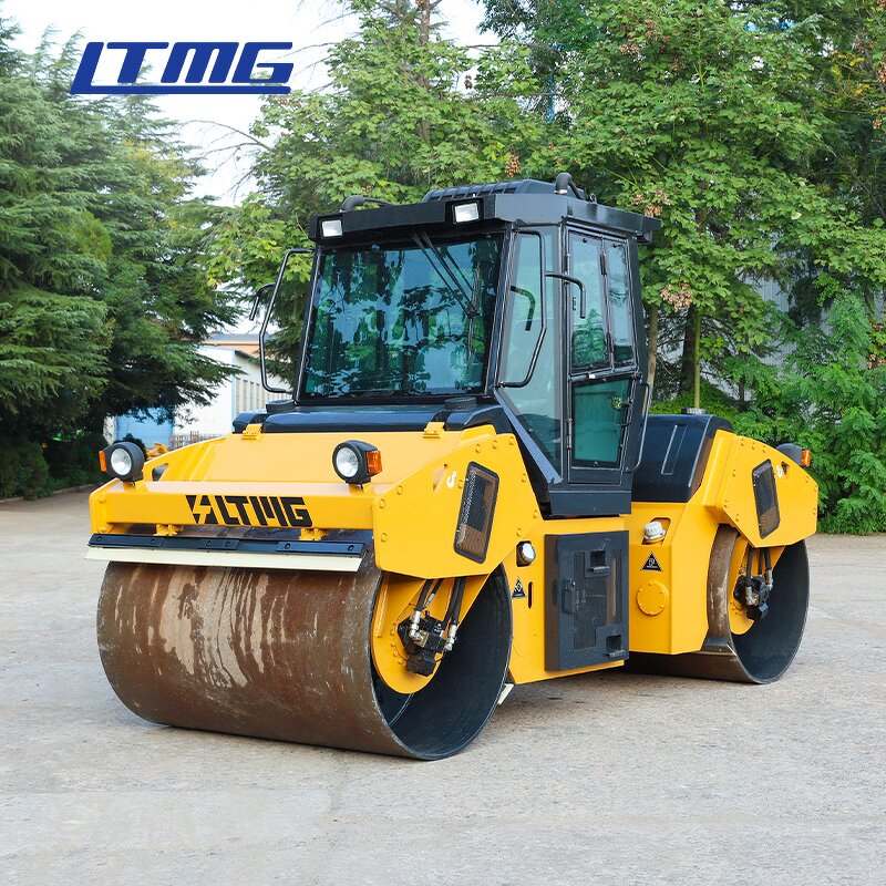 Double Drum Roller Supplier - LTMG 8-10ton Road Construction