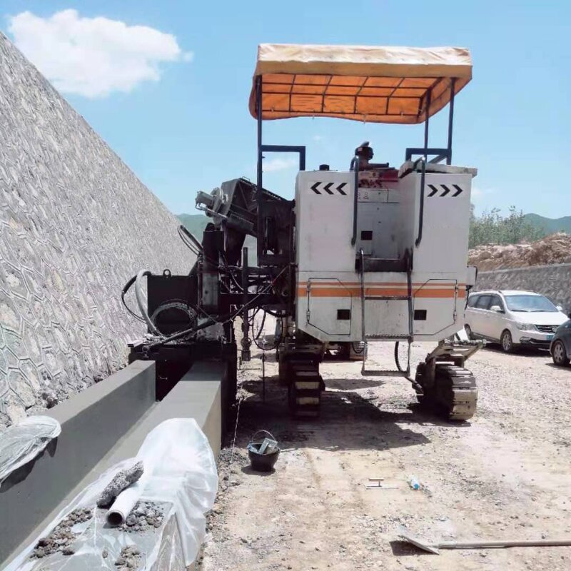 Concrete Crash Barrier Paver Factory - Automatic Asphalt Scraper Laying Machine