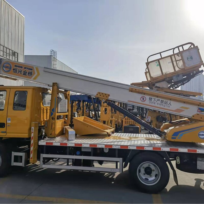 High-altitude Work Vehicles Supplier - Mobile Ladder with Hydraulic Legs Man Lift