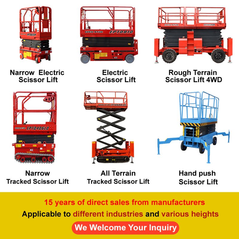 Scissor Lift Factory - Electric Rough Terrain Tracked Work Platform