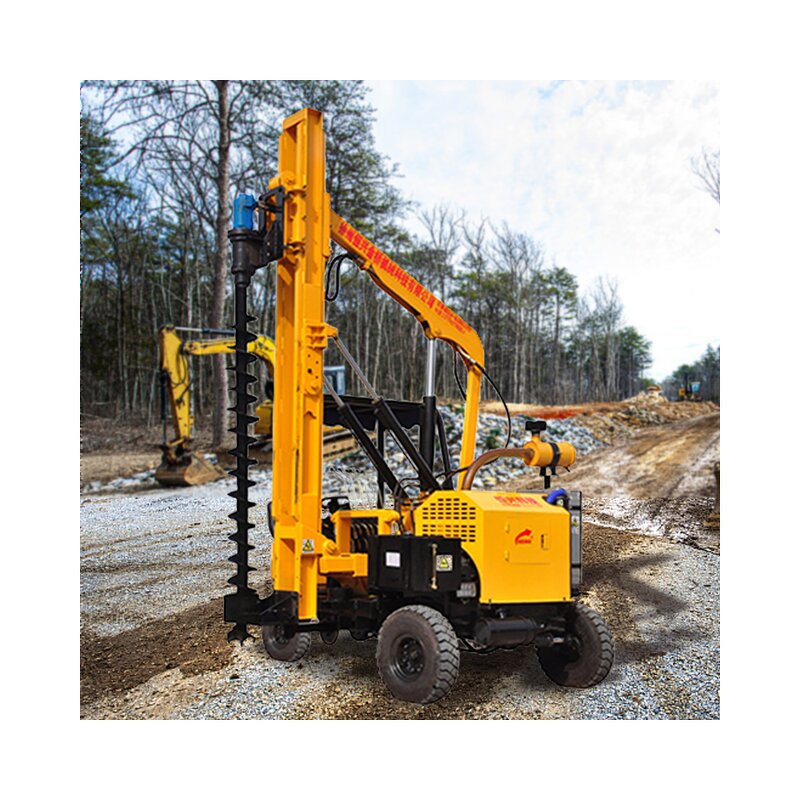 Highway Guardrail Pile Driver Manufacturer - Fluid-drive Installation Machine