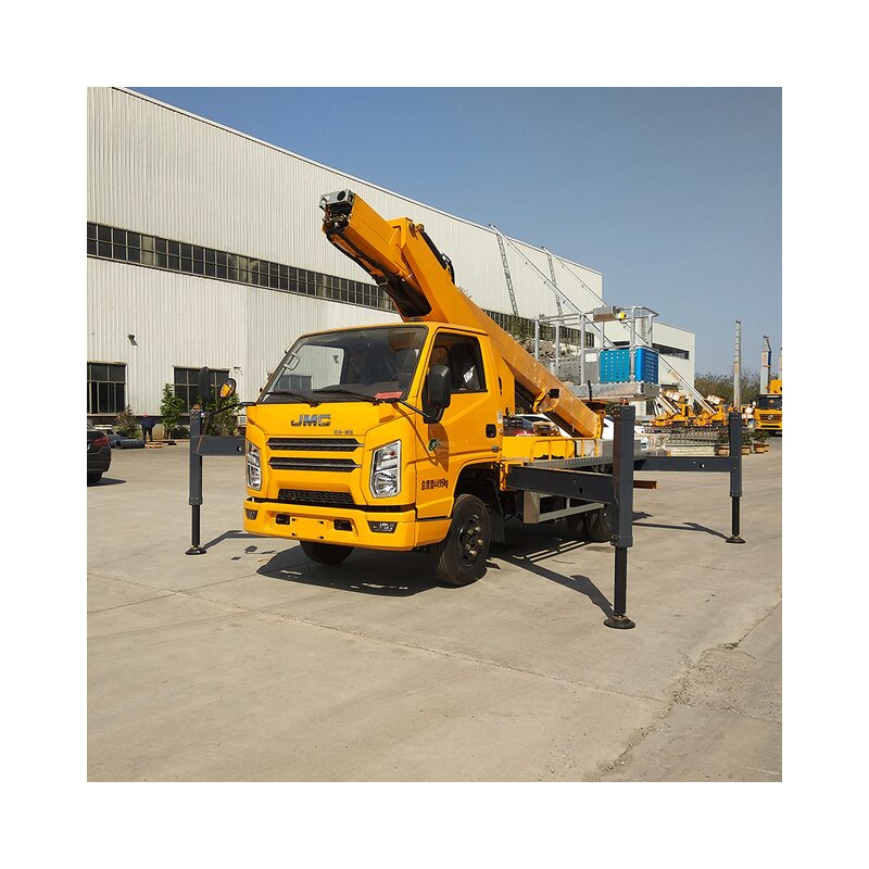 Bucket Lift Truck Supplier - Telescopic Boom Truck Crane Bucket