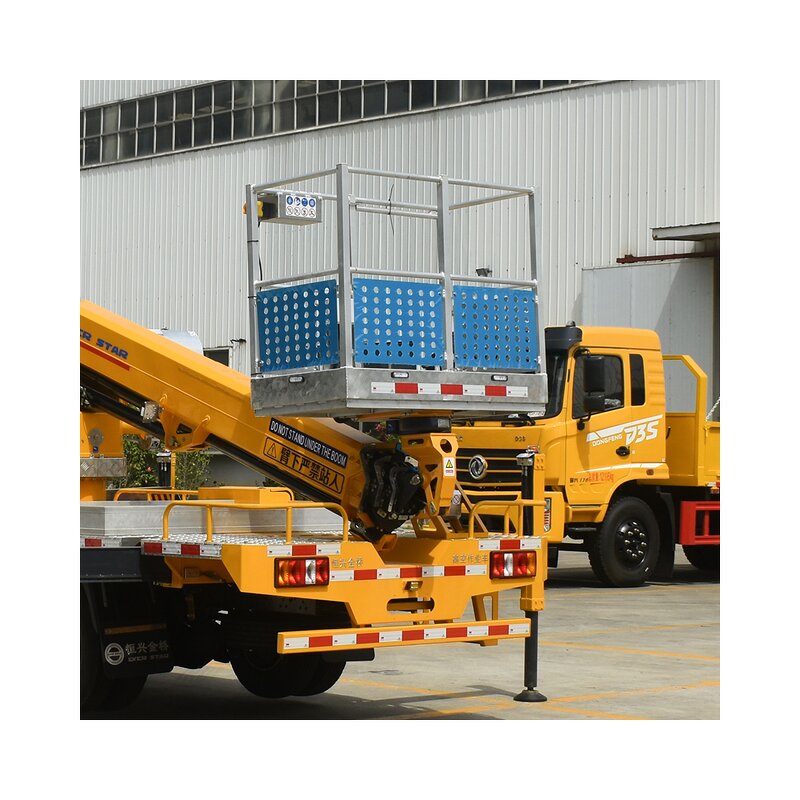 Bucket Lift Truck Supplier - Telescopic Boom Truck Crane Bucket