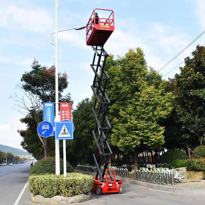 Scissor Lift Manufacturer - Rough Terrain Self Propelled Track Mobile
