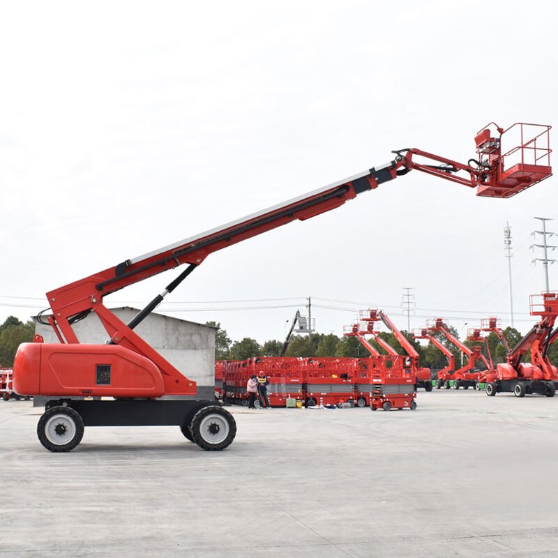 Telescoping Boom Lift Factory - Self-Propelled CE Certified 200kg Platform
