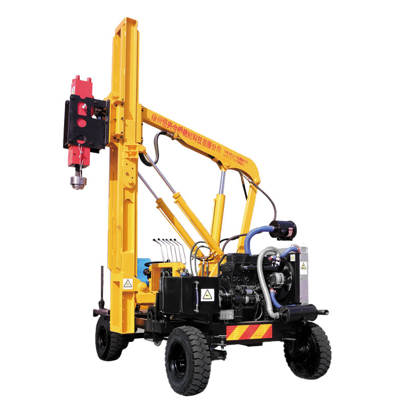 Highway Guardrail Pile Driver Manufacturer - Fluid-drive Installation Machine