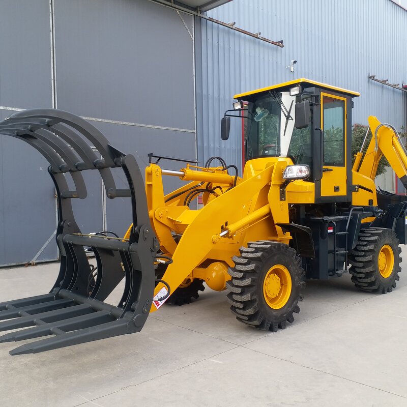 Small Tractor Backhoe Loader Manufacturer - Mini Wheel Electrical Retro Excavator