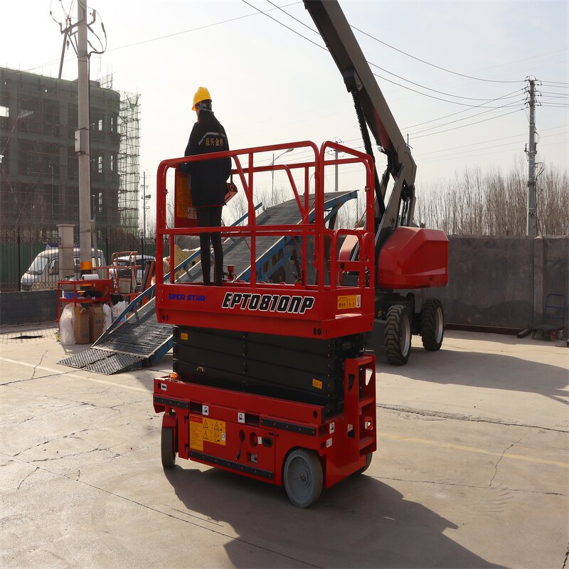 Mini Scissor Lift Factory - Heavy Duty Four Wheels Self Propelled