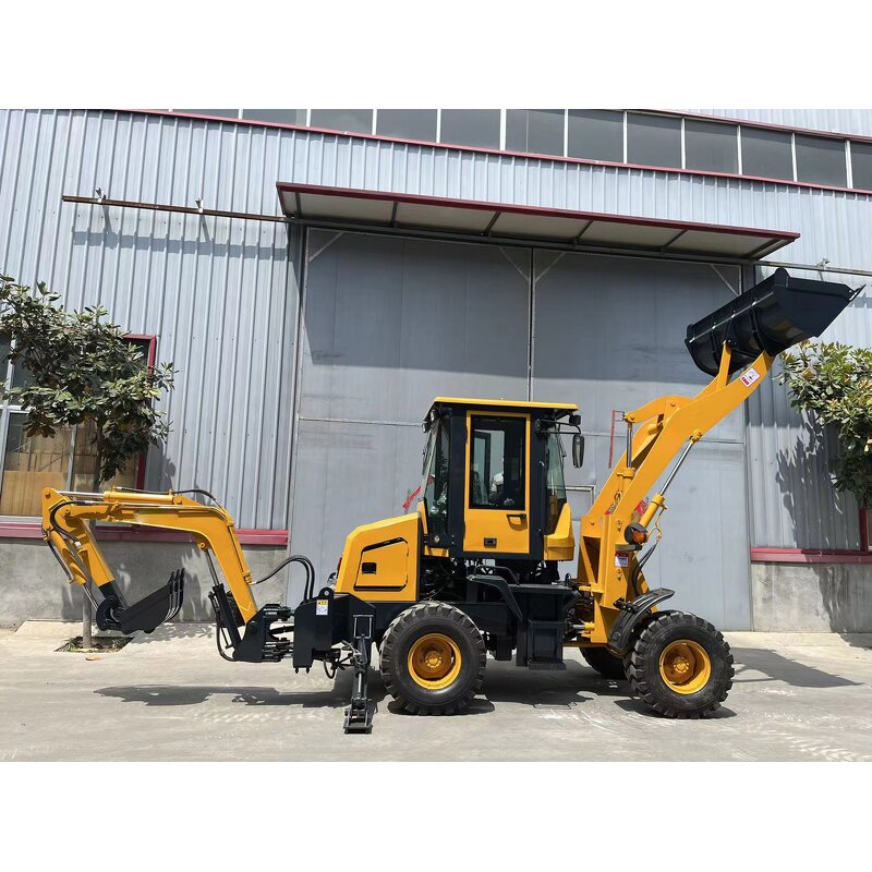 Backhoe Loaders Factory - 2.5 TON FRONT BACKHOE LOADER WHEEL MODEL