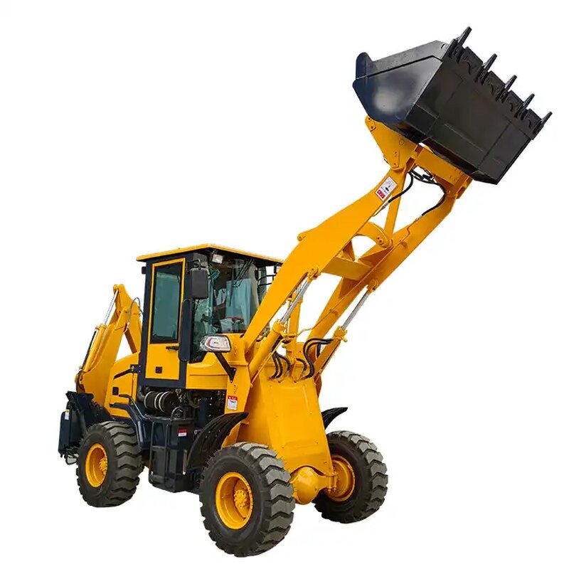 Mini Wheel Excavator Supplier - 4x4 Tractor Digger Front Loader Backhoe