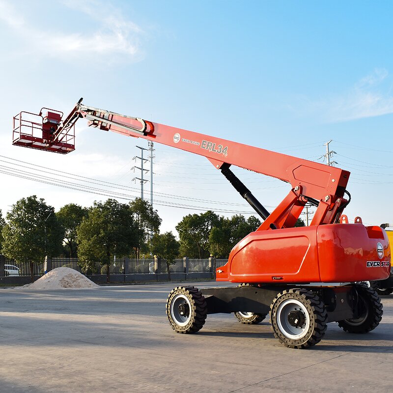 Telescoping Boom Lift Factory - Self-Propelled CE Certified 200kg Platform