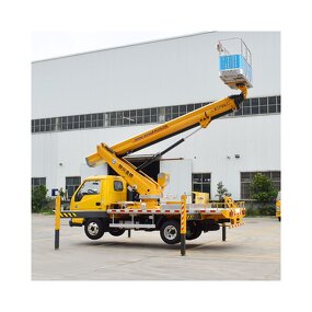 Bucket Truck Factory - Hydraulic Truck Mounted Telescopic Ladders Boom Lift