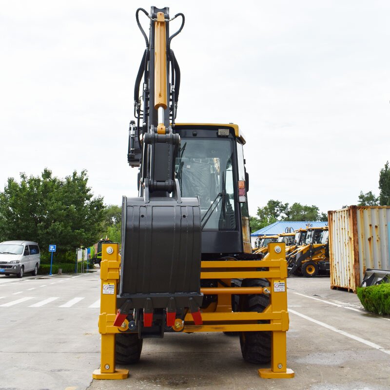 Backhoe Loader Manufacturer - CE EPA Engine 4X4 Wheel Front End Backhoe