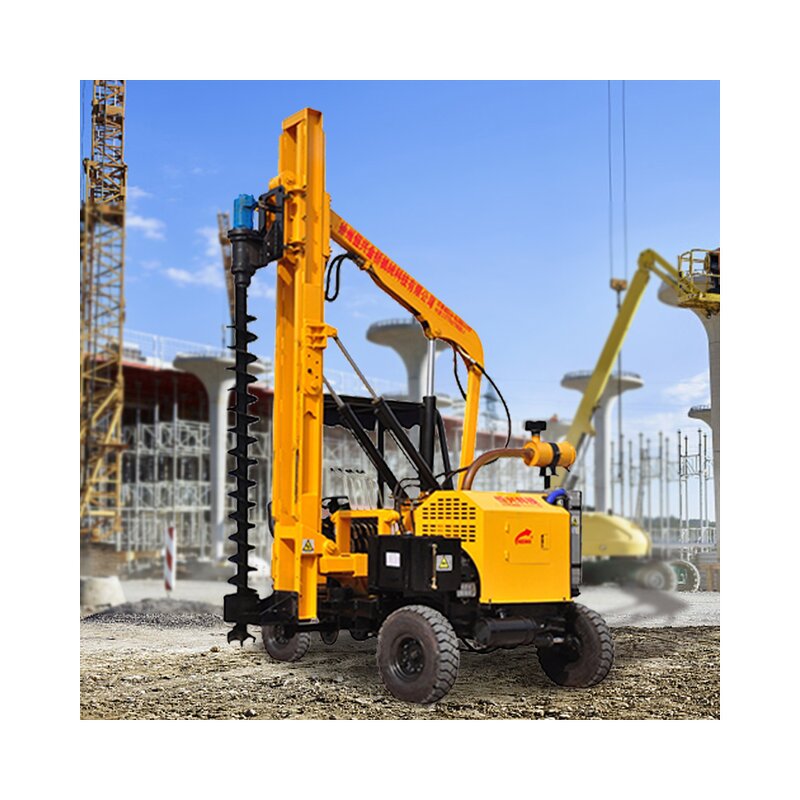 Highway Guardrail Pile Driver Manufacturer - Fluid-drive Installation Machine