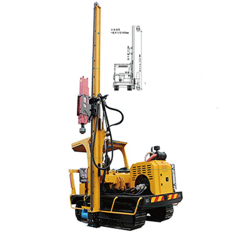Ramming Machine Factory - Solar Pile Driver with Folded Hydraulic Hammer