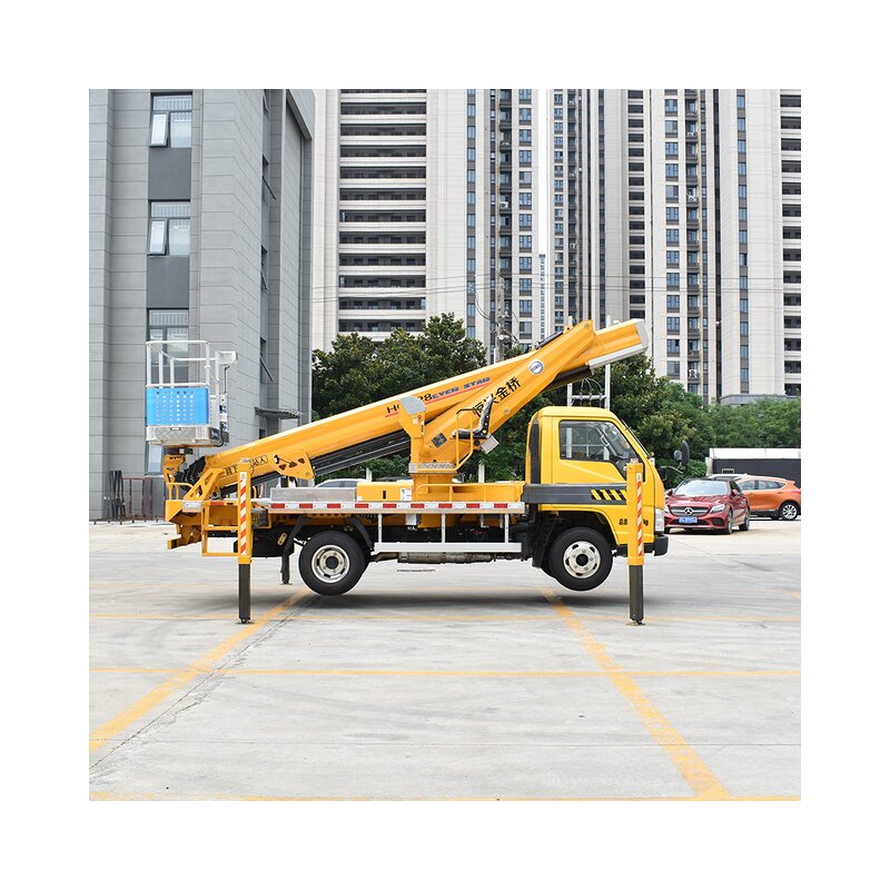 Aerial Bucket Lift Truck Factory - Telescopic Boom Working Truck with Basket