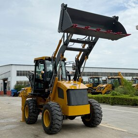Backhoe Loader Manufacturer - CE EPA Engine 4X4 Wheel Front End Backhoe