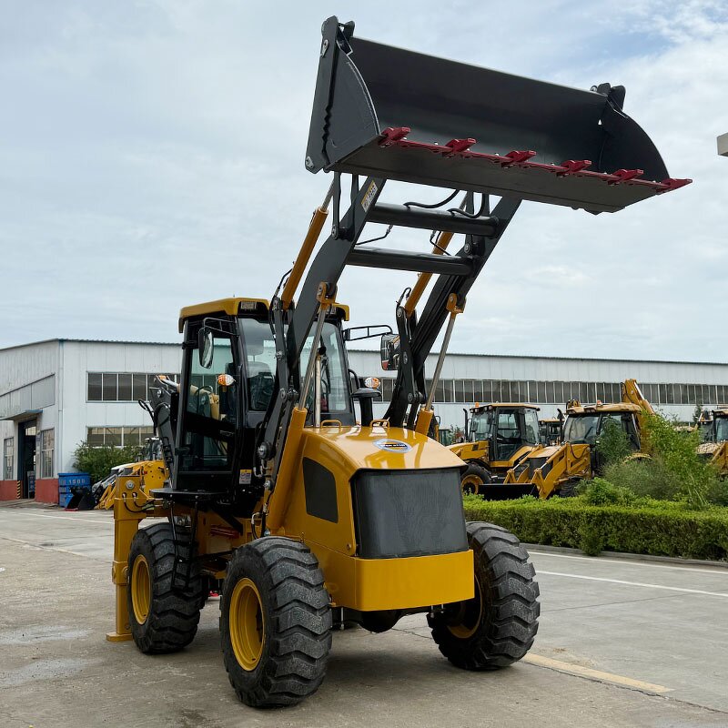 Backhoe Loader Manufacturer - CE EPA Engine 4X4 Wheel Front End Backhoe