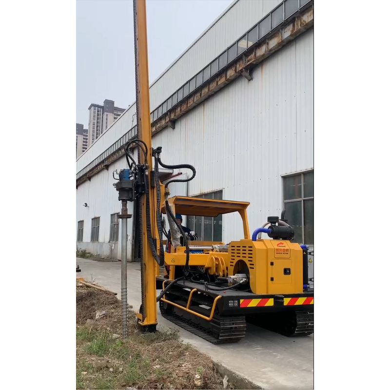 Rotary Drilling Rig Manufacturer - Photovoltaic Screw Pile Driver Factory Sale