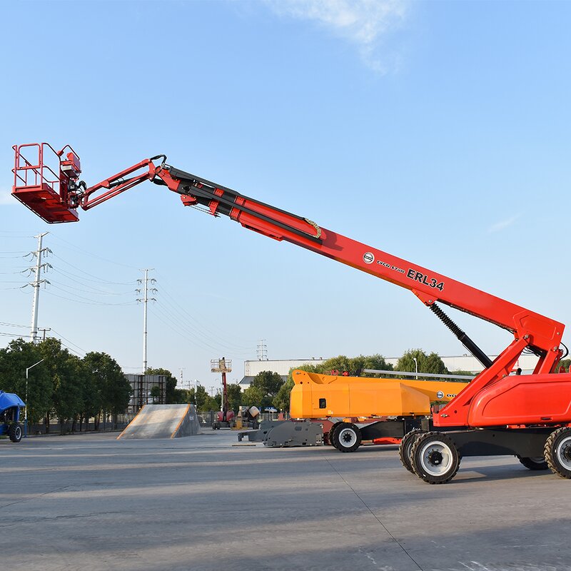 Telescoping Boom Lift Factory - Self-Propelled CE Certified 200kg Platform