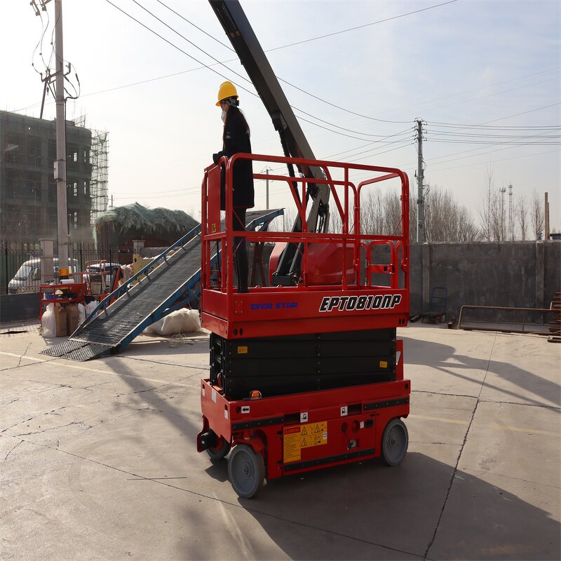 Mini Scissor Lift Factory - Heavy Duty Four Wheels Self Propelled