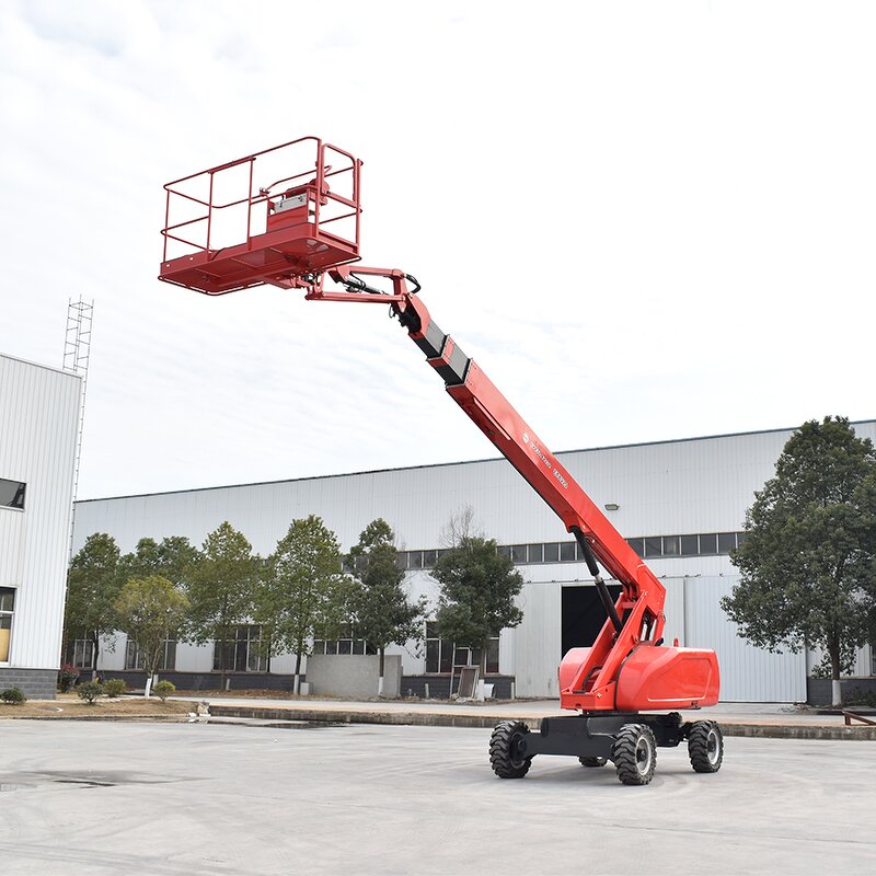 Telescoping Boom Lift Factory - Self-Propelled CE Certified 200kg Platform
