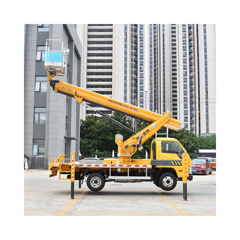 Telescopic Boom Bucket Truck Manufacturer - 28M for Aerial Work Lifting People