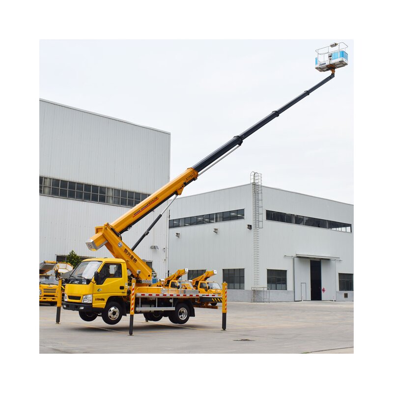 Bucket Truck Factory - Hydraulic Truck Mounted Telescopic Ladders Boom Lift