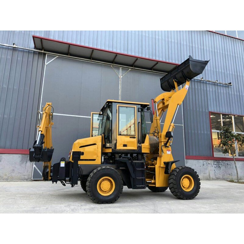 Small Tractor Backhoe Loader Manufacturer - Mini Wheel Electrical Retro Excavator