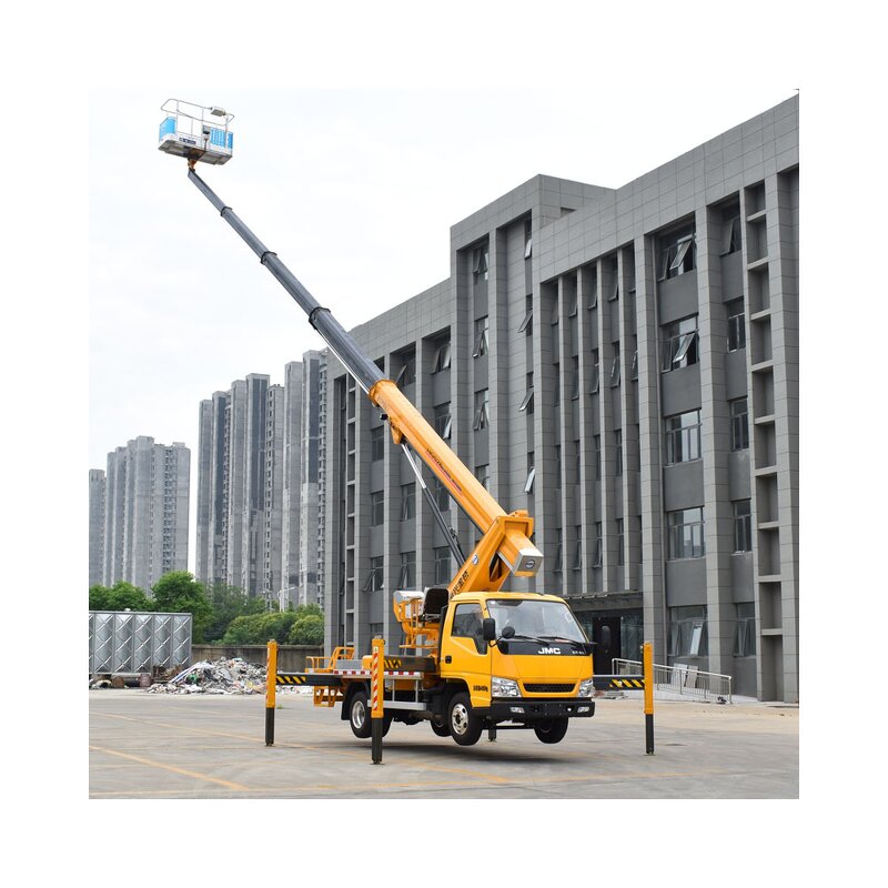 Bucket Truck Factory - Hydraulic Truck Mounted Telescopic Ladders Boom Lift