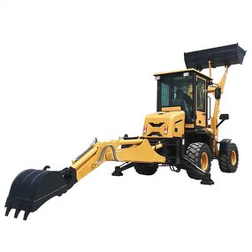 Mini Wheel Excavator Supplier - 4x4 Tractor Digger Front Loader Backhoe
