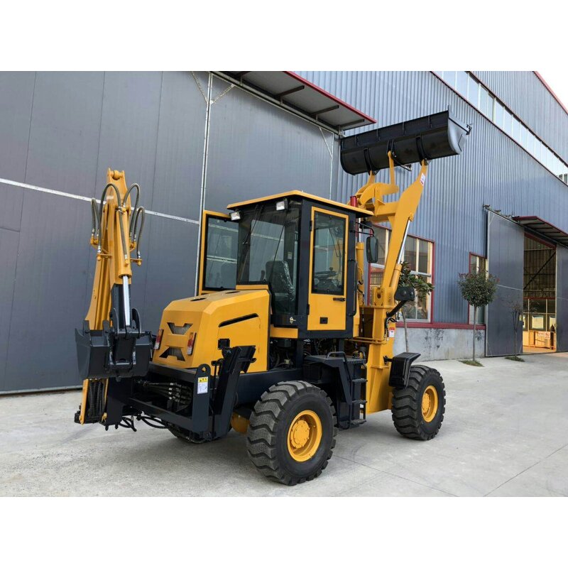Small Tractor Backhoe Loader Manufacturer - Mini Wheel Electrical Retro Excavator