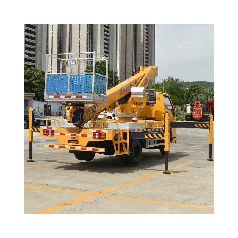 Bucket Lift Truck Supplier - Telescopic Boom Truck Crane Bucket