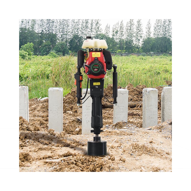 Fence Post Driver Supplier - 3200w 4-Stroke Hydraulic Post Hammer