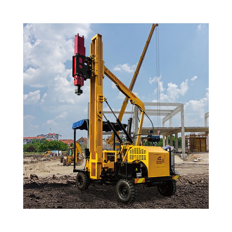 Highway Guardrail Pile Driver Manufacturer - Fluid-drive Installation Machine
