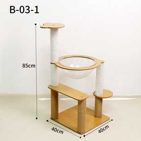 Cat Bed Supplier - UT Space Capsule Sisal Two-layer Climbing