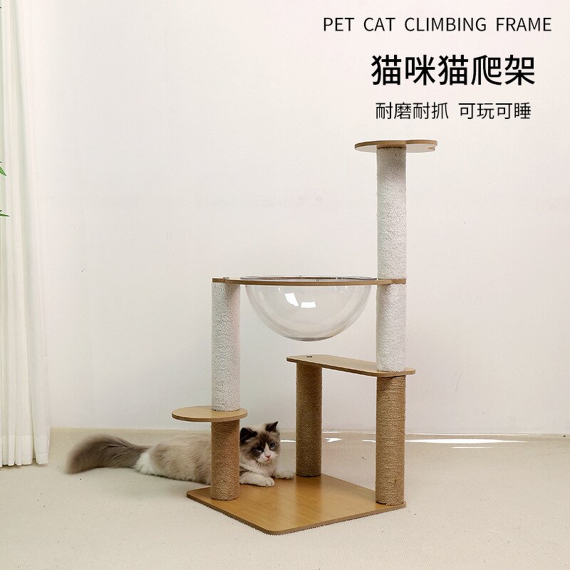 Cat Bed Supplier - UT Space Capsule Sisal Two-layer Climbing